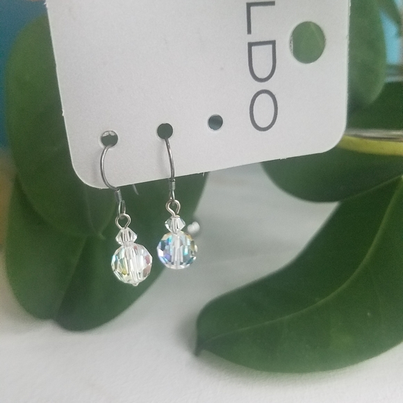 2/$15 Swarovski Crystal Iridescent Bubble Earrings - Picture 4 of 8
